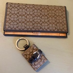Checkbook cover and key case